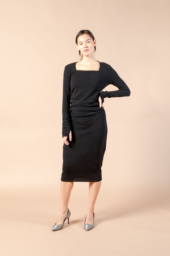 black cashmere sweater dress Autumn Cashmere main image 0