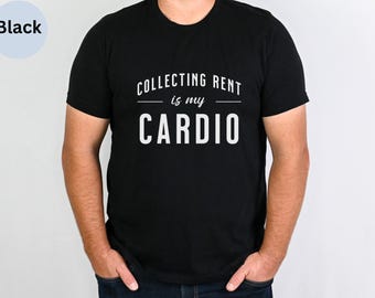 Cardio-shirt verhuurder, schattig T-shirt verhuurder, T-shirt verhuurder cadeau, T-shirt verhuurder, T-shirt verhuurder, cadeau voor verhuurder, shirt landeigenaar