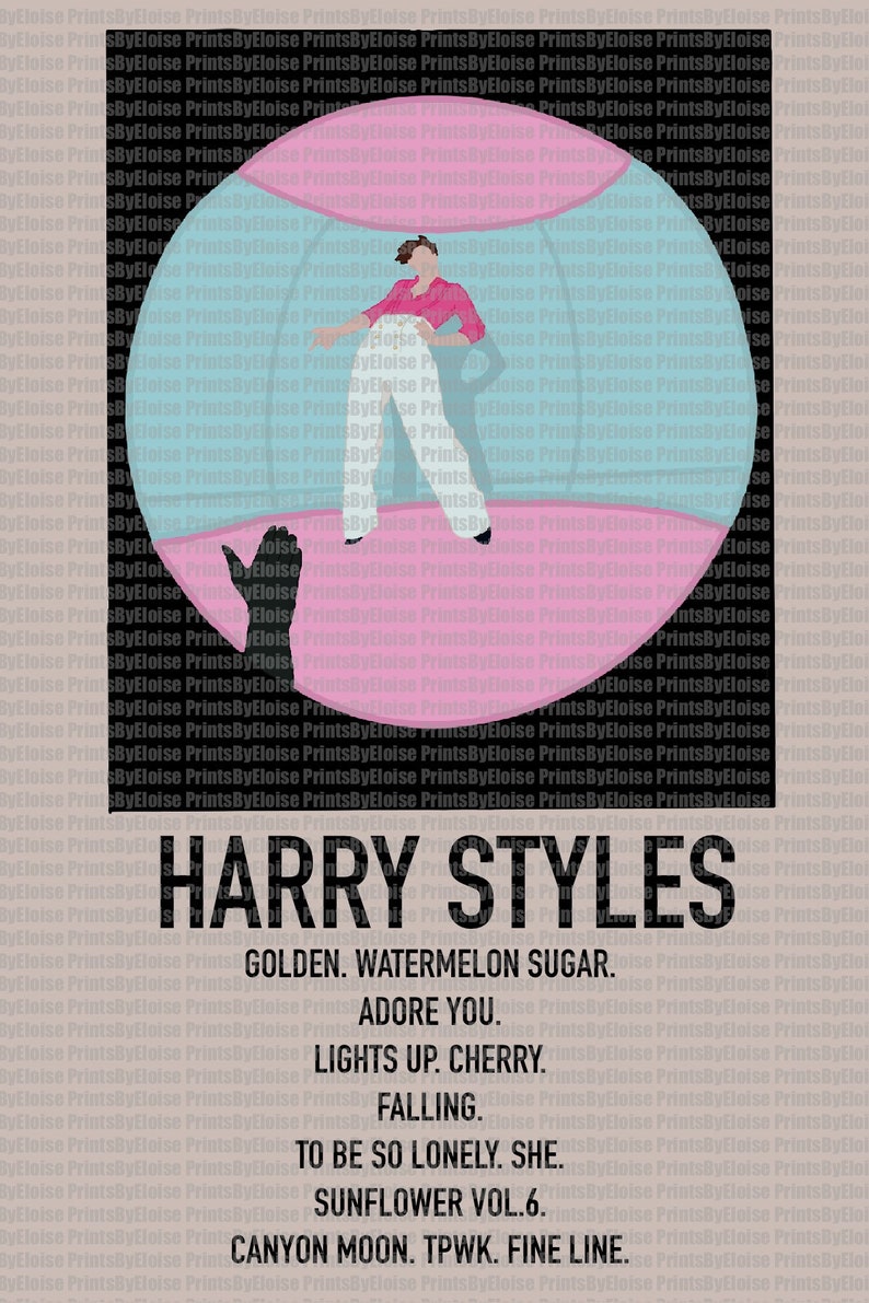 Fine Line Album Poster Digital Print Etsy