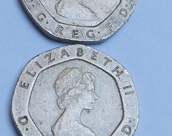 Elizabeth 2 Twenty Pence