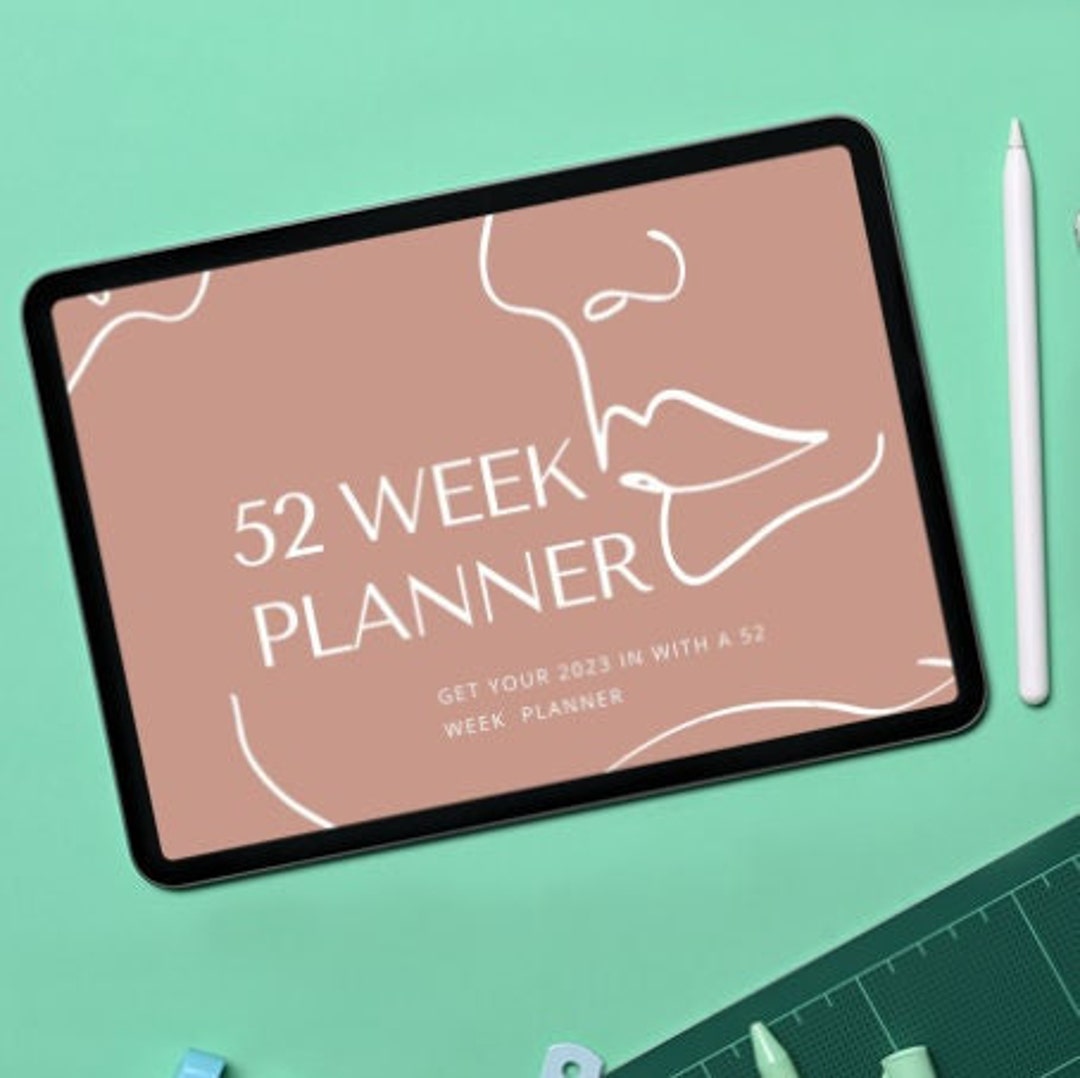 52 Week 2023 Digital Planner,ipad Planner, Notability Planner, Dated