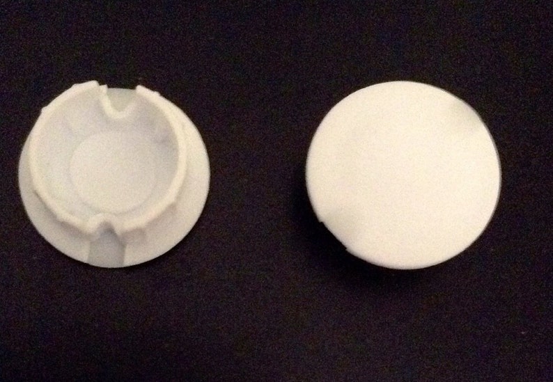 Horizontal Blinds Plastic Bottom Rail Ladder Cord Button Plug 3/4 Qty