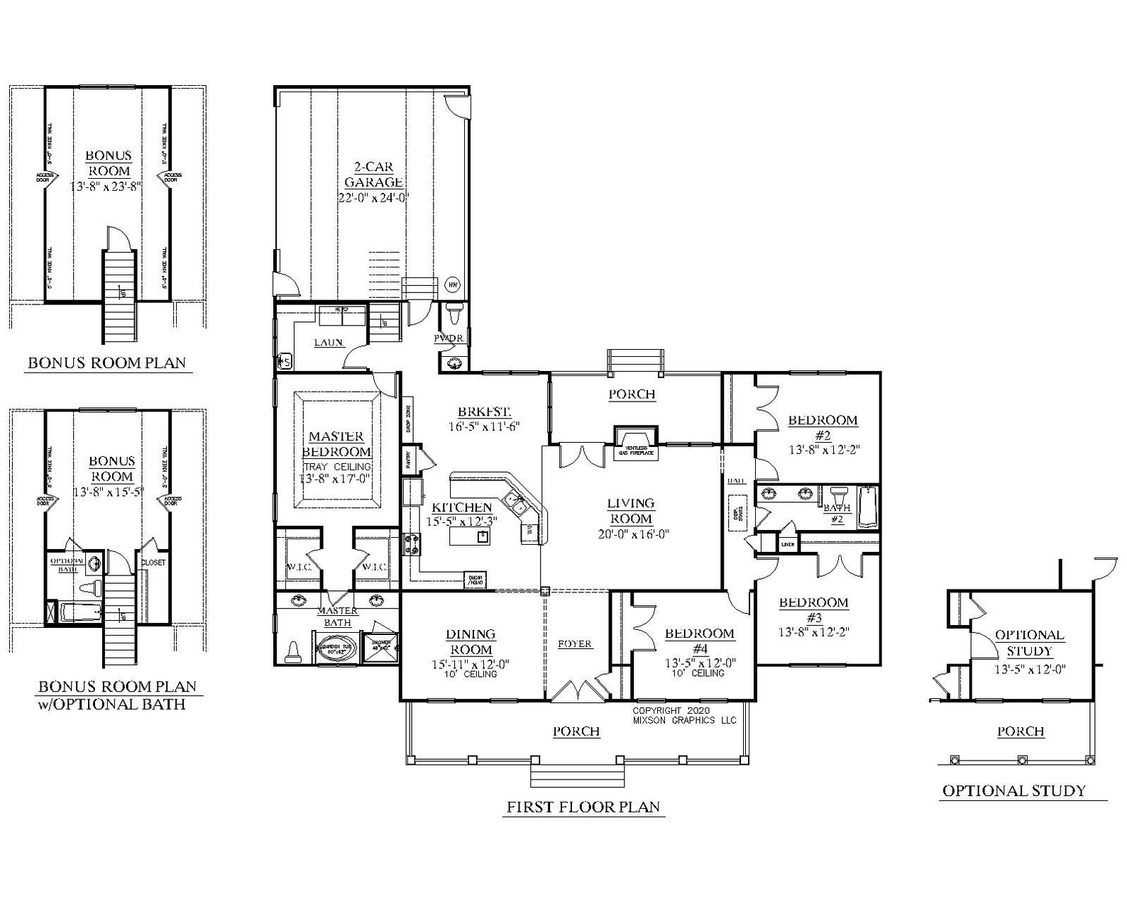 Springfield George Plan House Plan 2428-C the SPRINGFIELD