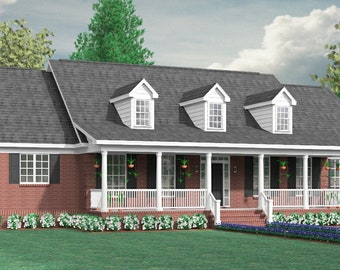 House Plan 2428-B The SPRINGFIELD "B"