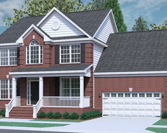 House Plan 2304-C The CARVER "C"