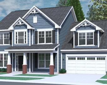 House Plan 2304-A The CARVER "A"