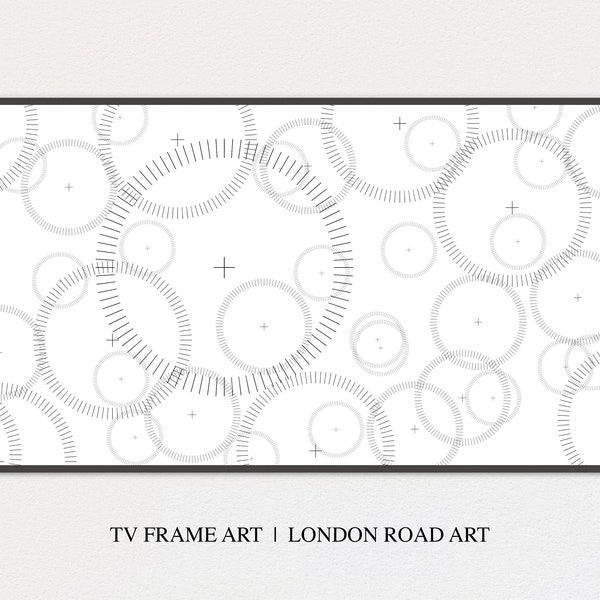 Samsung Frame TV Architectural Art | Minimal Artwork, Geometric, Digital TV Download, Monochrome Art