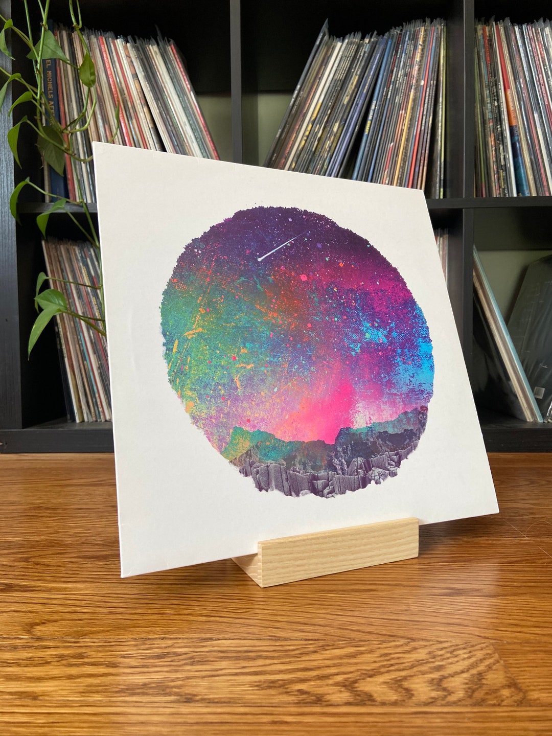 Ash Solid Wood Record Display Stand - Etsy