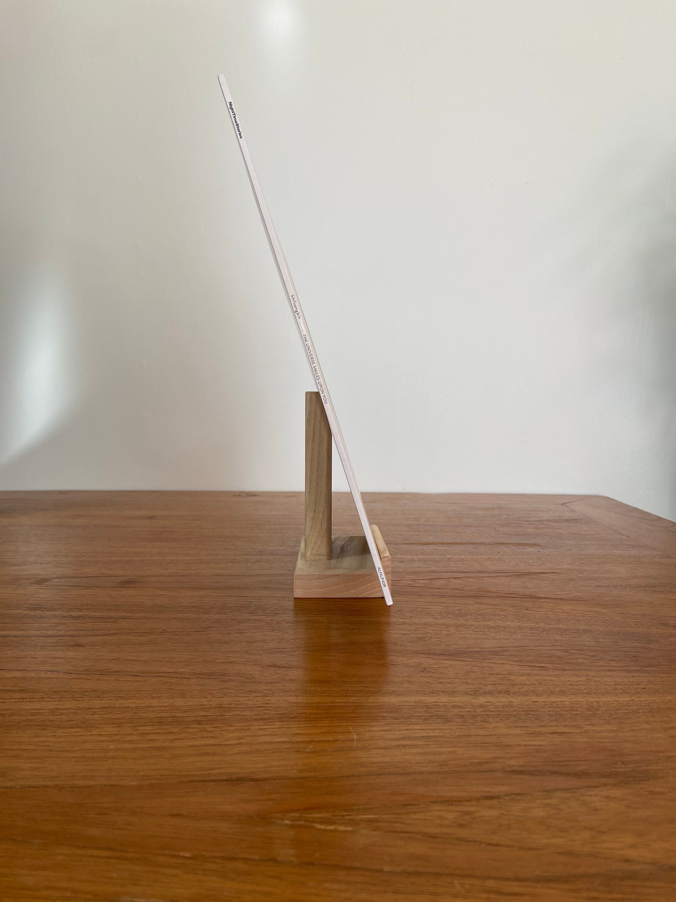 Ash Solid Wood Record Display Stand - Etsy