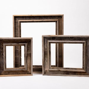 Barnwood Picture Frame - Rustic Western Design - Rustic Picture Frame - Reclaimed Wood Picture Frame - Deadwood Edition Picture Frame