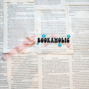 Bookaholic Acrylic Bookmark