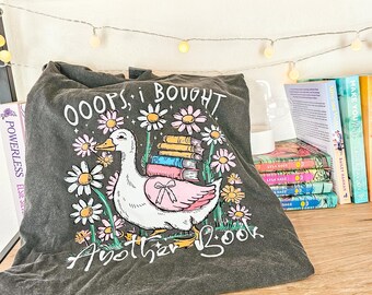 Oops, I Bought Another Book Shirt| Book Shirt| Reading Shirt| Bookish Merch| Bookish Gift| Book Club Gift| Bookish| Booktok Merch|