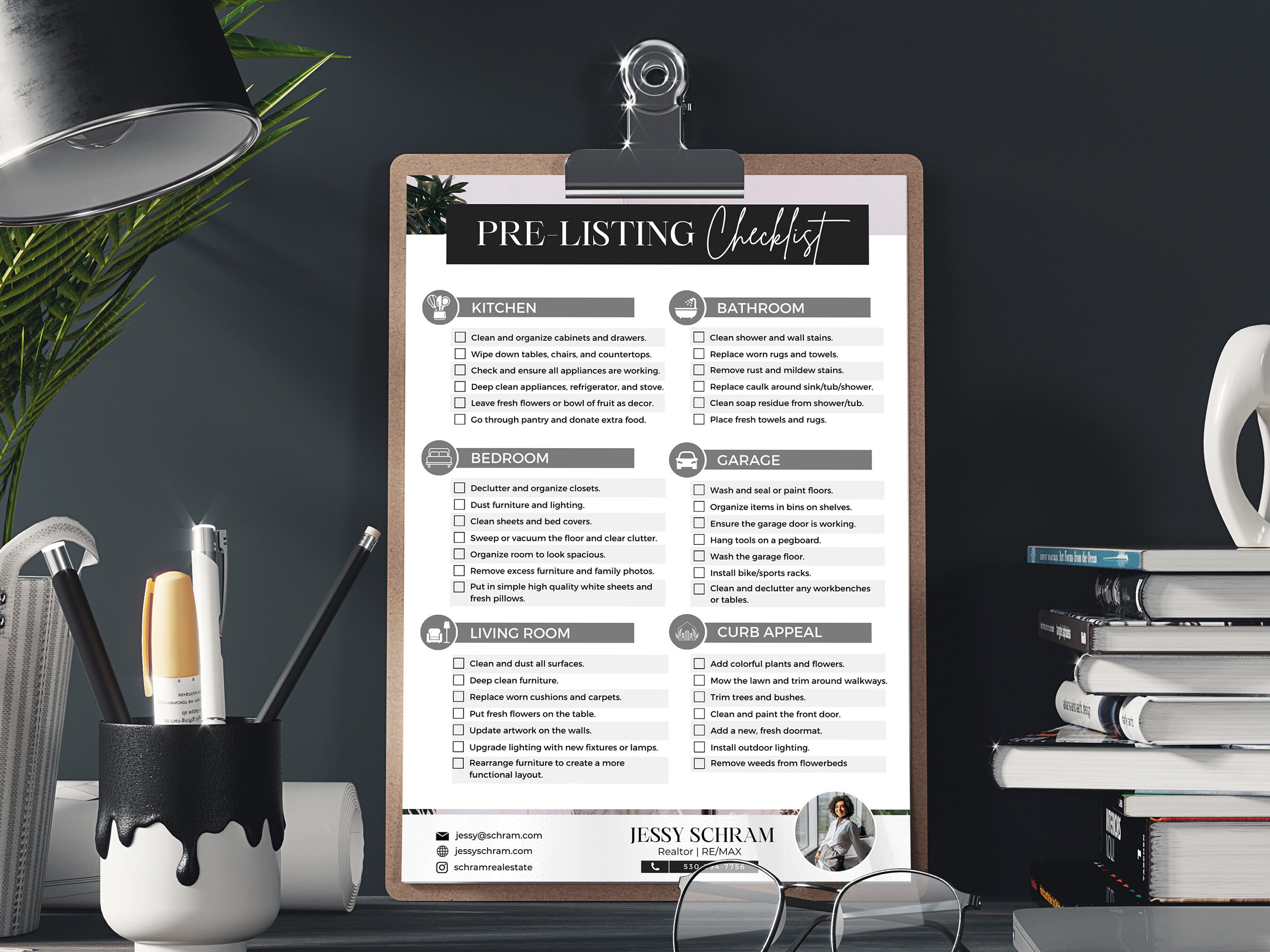 Real Estate Pre-listing Checklist Canva Template Home Seller Prelisting ...