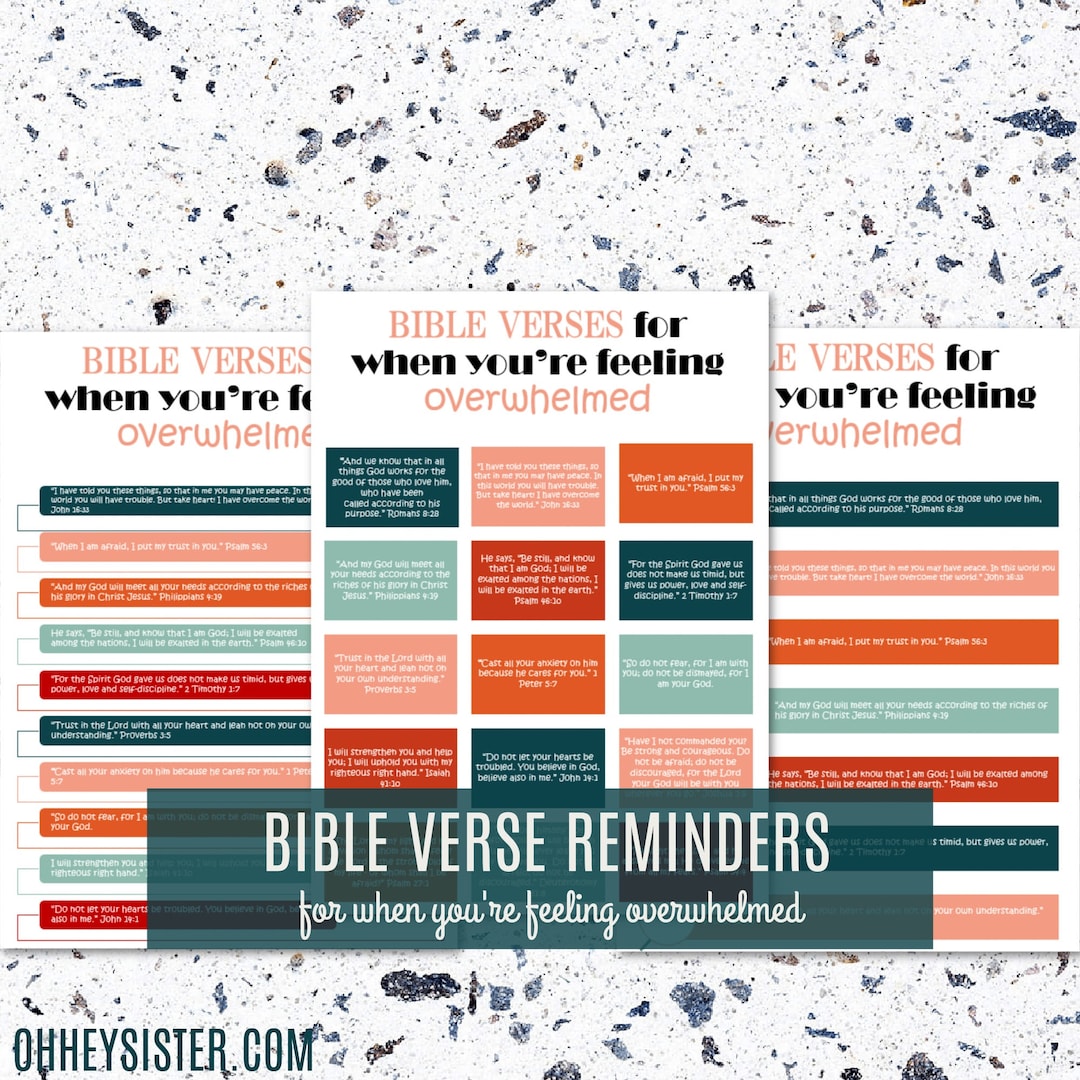 Printable Bible Verse Reminders Daily Reminders, Verse and Scripture