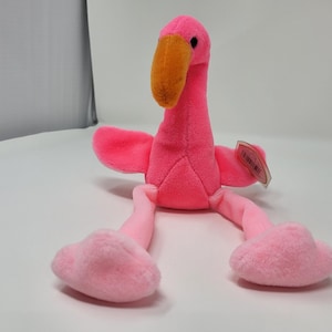 Ty Beanie Baby &quot;Pinky&quot; the Flamingo, Perfect Condition