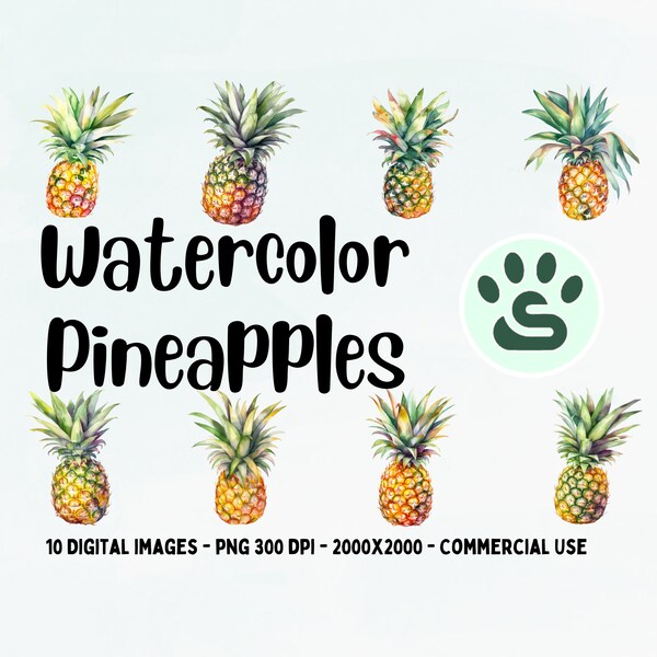 Pineapple Clip Art - Etsy