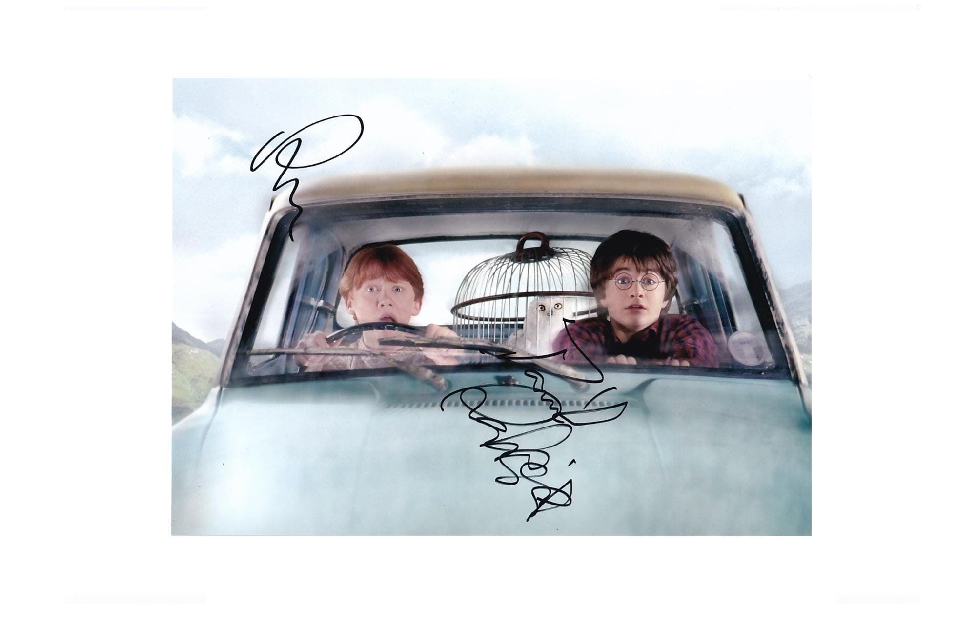 ダニエル・ラドクリフ ルパート・グリント ハリー・ポッター 直筆