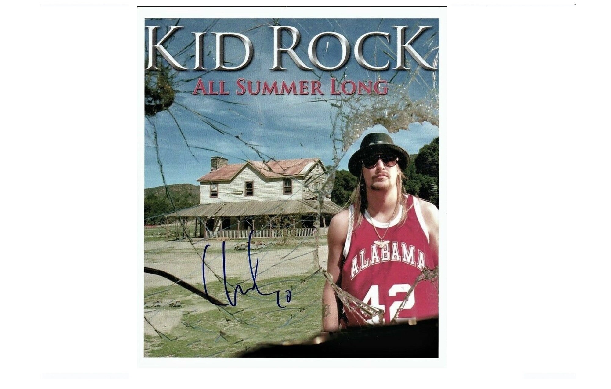 Kid Rock All Summer Long Hand Signed Autograph Photograph 10x8 COA