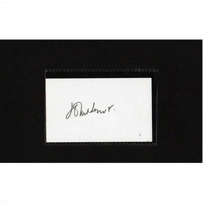 John Hurt Alien Harry Potter Handsignierte Autogrammkarte Karte 5x3 COA