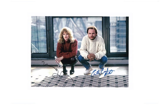 Billy Crystal Meg Ryan When Harry Met Sally Autograph Photo 8x10 COA