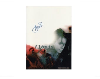 Alanis Morissette Jagged Little Pill Hand Signed Autograph Photo 12x8 COA