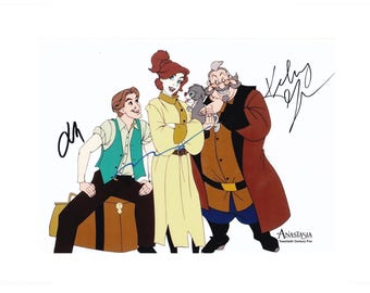 Kelsey Grammer Meg Ryan John Cusack Anastasia Foto autógrafa 12x8 COA
