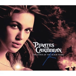 Keira Knightley Pirates Of The Caribbean Hand Signed Autograph Photo 10x8 COA