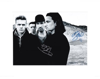 Bono U2 Autograph SIGNED Photo Custom Framed 11x14 Matted Display