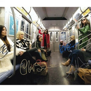 Ocean's 8 Sandra Bullock Cate Blanchet Anne Hathaway Helena Bonham Carter Handsigniertes Autogramm Foto 12x8 COA
