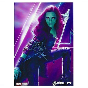 Zoe Saldana Signed - Etsy