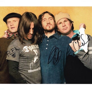 Red Hot Chili Peppers  Hand Signed Autograph   Photograph 12x8 COA