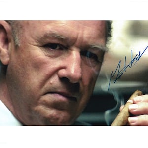 Gene Hackman Crimson Tide Hand Signed Autograph Photograph 10x8 COA