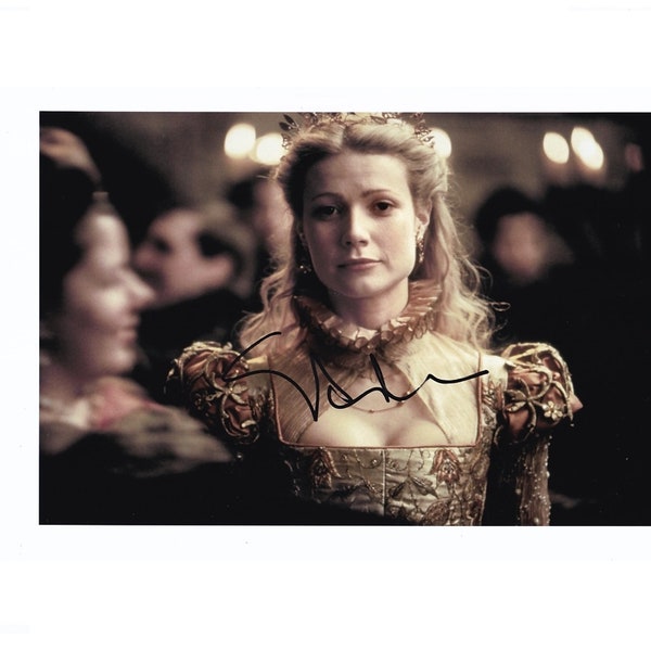 Autographe signé par Gwyneth Paltrow, Shakespeare In Love, photo 18 x 12 COA