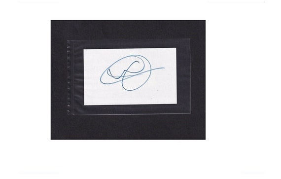 Don Johnson Miami Vice Hand Signed Autographed Index Card 3x5 - Etsy