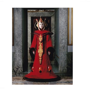 Autographe de Natalie Portman Star Wars : Épisode 1 La menace fantôme, photo 8 x 12 COA