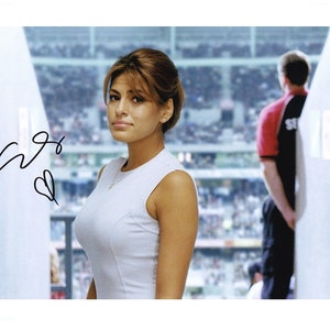 Eva Mendes Ghost Rider handsigniertes Autogramm Foto 10x8 COA