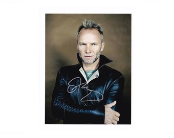 Sting Hand Signed Autograph Photo 12x8 COA