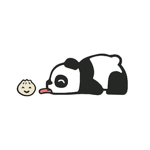 Panda Cartoon SVG, PNG, Cricut et autres fichiers numériques
