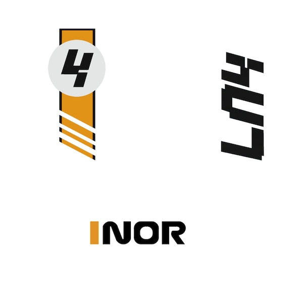 Set of 3 Lando Norris Mclaren SVG, Cricut and other files