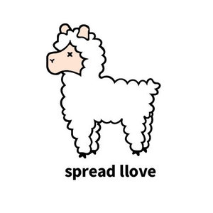 Llama Cartoon SVG, PNG, Cricut et autres fichiers numériques