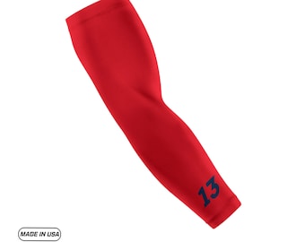 Premium Custom Number Compression Arm Sleeve - USA Made