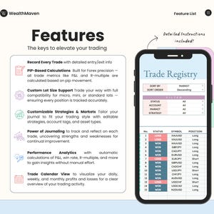 Forex Trading Journal - Day Trading Log and Risk Tracker image 3