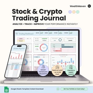 Diario di trading di criptovalute del 2026 / Registro di trading giornaliero e tracker di strategie / Registro di trading, dashboard PnL della watchlist / Modello di Fogli Google