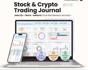 2026 Stock & Crypto Trading Journal for Google Sheets