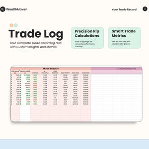 Forex Trading Journal - Day Trading Log and Risk Tracker image 5