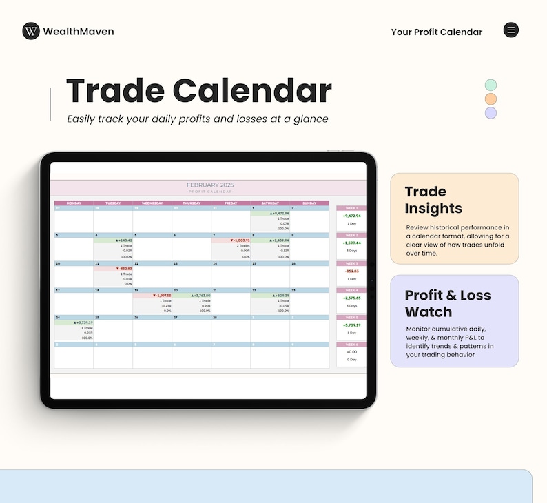 2026 Aandelen- en cryptohandelsdagboek voor Google Spreadsheets afbeelding 8