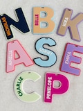 Custom Alphabet Bag Tag • Personalised Name Keyring for Kids | School & Daycare Backpack Tag product logo