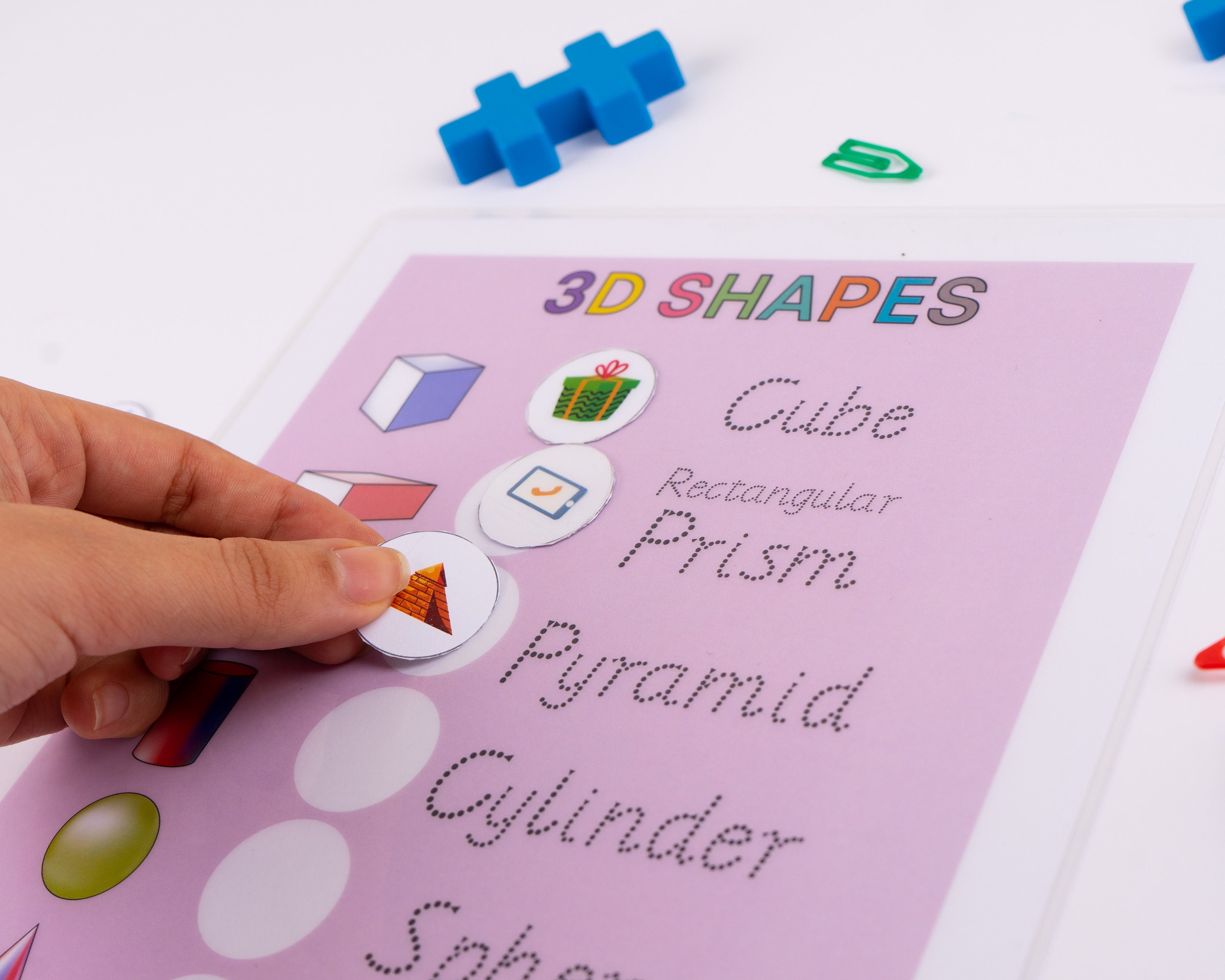 Memoryshape Copy Test Shape Matching Cards and Memory Game, Shape Sorting Worksheet, Digital ...