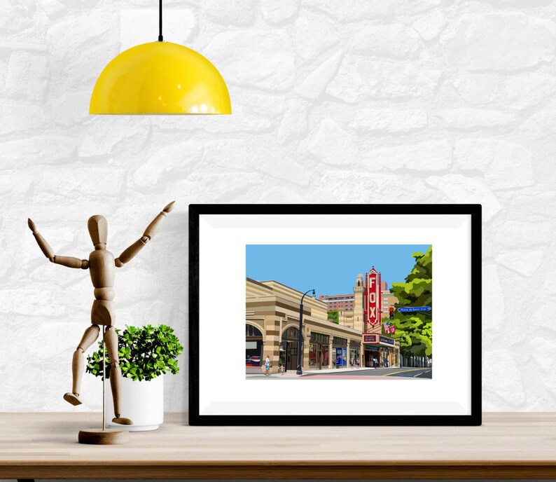 The Atlanta Fox Theater Wall Art Print Wall Decor - Etsy
