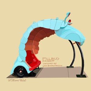 Athens Bus Stop Print | Bus Stop Painting | Athens GA Wall Art | Georgia Painting